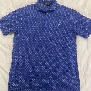 Size M men’s Ralph Lauren polo shirt. blue color. Amazing condition.